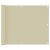 Balkonski zastor krem 75 x 300 cm od tkanine Oxford