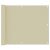Balkonski zastor krem 75 x 500 cm od tkanine Oxford
