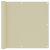 Balkonski zastor krem 90 x 300 cm od tkanine Oxford