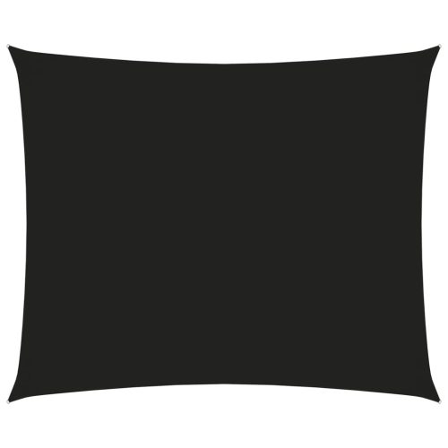 Jedro protiv sunca od tkanine Oxford pravokutno 2,5x3,5 m crno