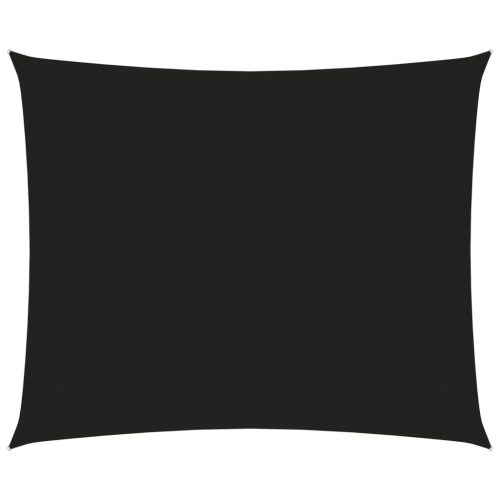 Jedro protiv sunca od tkanine Oxford pravokutno 3 x 4 m crno