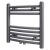 Sivi kupaonski radijator za centralno grijanje zaobljeni 480 x 480 mm