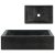 Umivaonik 45 x 30 x 12 cm mramorni visoki sjaj crni