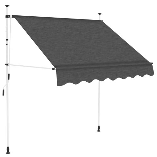 Tenda na ručno uvlačenje 150 cm antracit