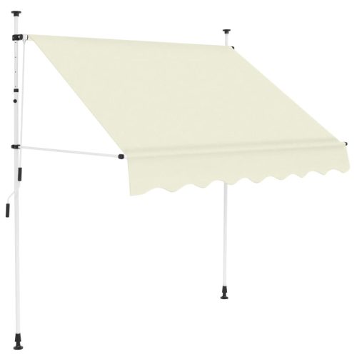 Tenda na ručno uvlačenje 150 cm krem