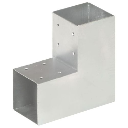 Spojnik za stupove u L-obliku od pocinčanog metala 91 x 91 mm