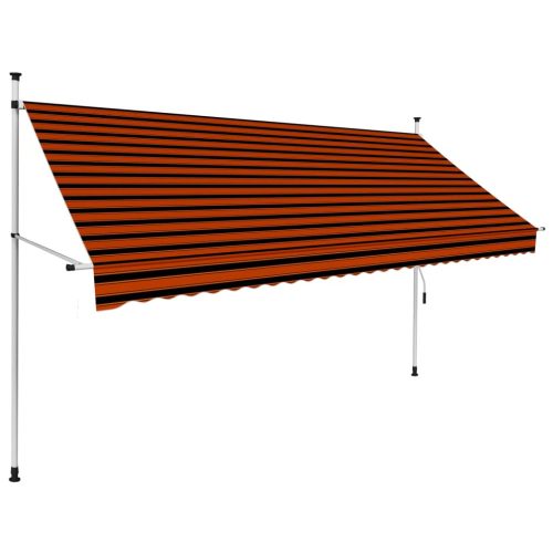 Tenda na ručno uvlačenje 300 cm narančasto-smeđa