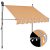 Tenda na ručno uvlačenje s LED svjetlima 100 cm žuto-plava