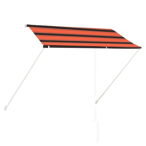 Tenda na uvlačenje 250 x 150 cm narančasto-smeđa