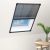 Zaslon protiv insekata za prozore antracit 80 x 120 cm aluminij