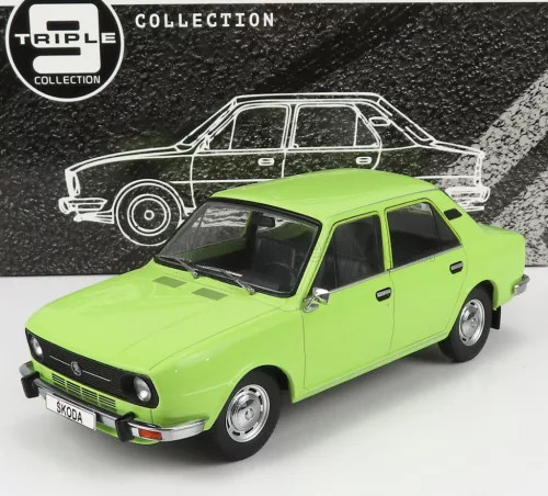 TRIPLE9  - ŠKODA - 105L 1976 - LIGHT GREEN model automobila  1/18