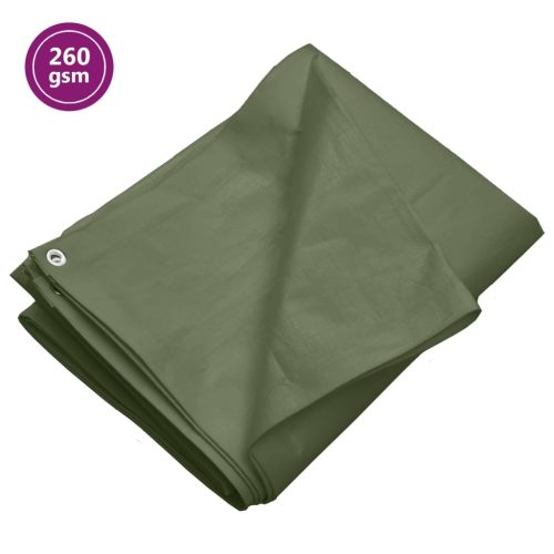 Cerada 260 g/m² 3x3 m zelena HDPE