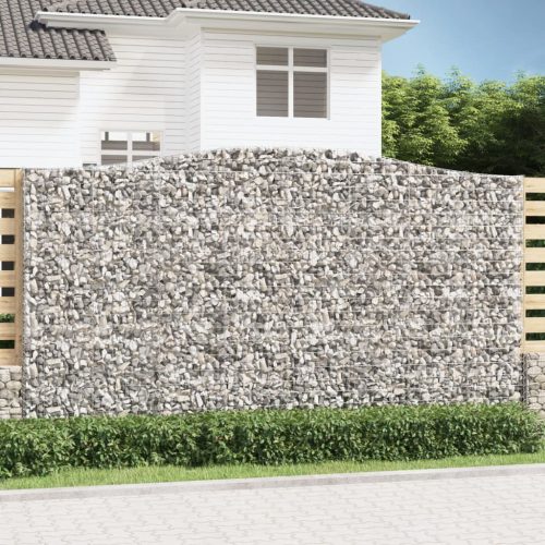 Gabionska košara s lukom 400x30x220/240 cm pocinčano željezo