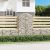 Gabionska košara s lukom 100x50x160/180 cm pocinčano željezo