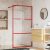 Stijenka za walk-in tuš sa staklom ESG crvena 115 x 195 cm