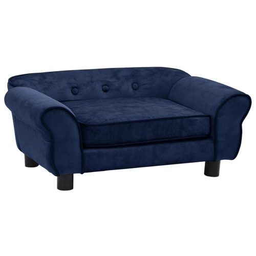 Sofa za pse plava 72 x 45 x 30 cm plišana