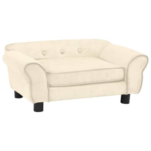 Sofa za pse krem 72 x 45 x 30 cm plišana