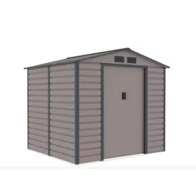   EPT stabilna metalna vrtna kućica 407 - 213X191 CM siva boja