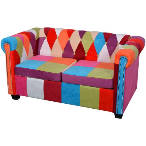 Dvosjed Chesterfield od tkanine