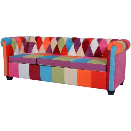 Trosjed Chesterfield od tkanine