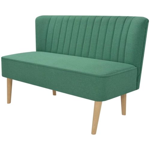 Sofa 117x55,5x77 cm Tkanina Zelena