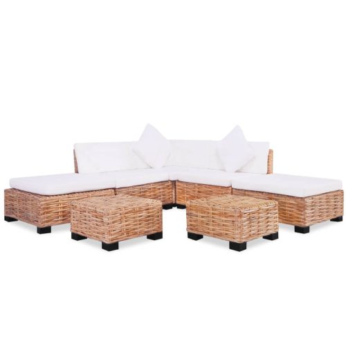 Sofa Set 18 kom Prirodni Ratan