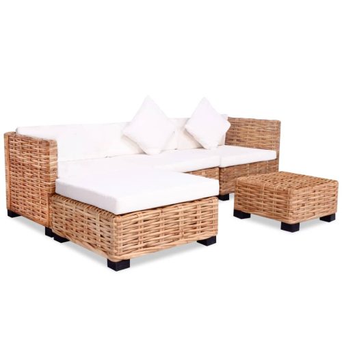 Sofa Set 14 kom Prirodni Ratan