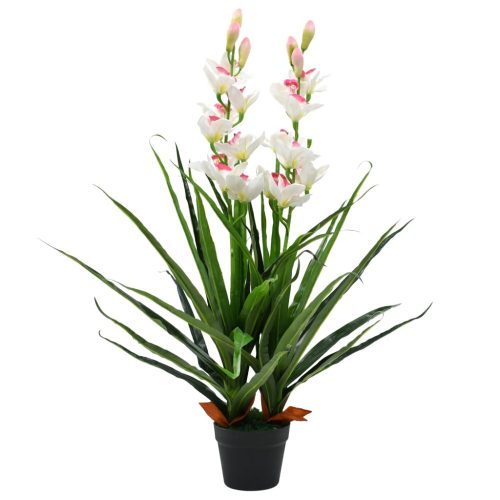 Umjetna biljka Cymbidium Orhideja s posudom 100 cm zelena