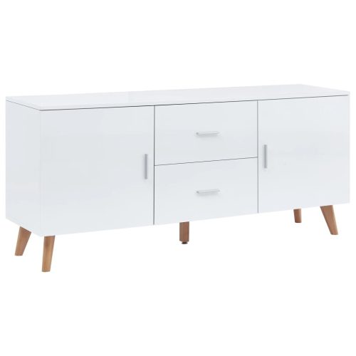 Komoda bijela 160 x 40 x 70 cm MDF