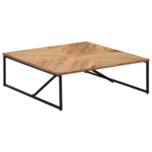 Stolić za kavu od masivnog bagremovog drva 110 x 110 x 36 cm