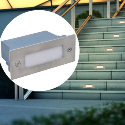 LED ugradbena svjetla za stepenice 12 kom 44 x 111 x 56 mm