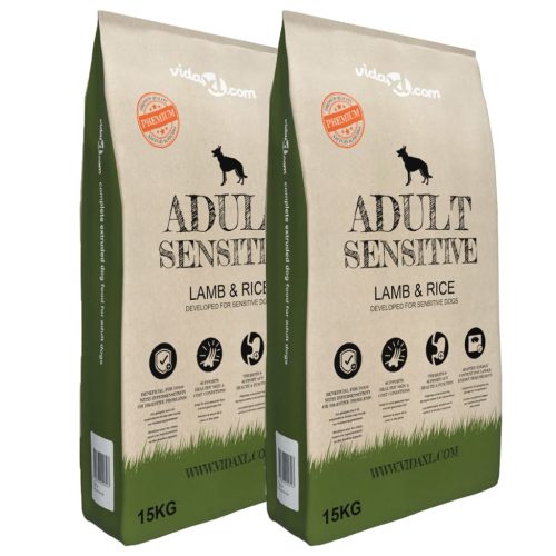 Premium suha hrana za pse Adult Sensitive Lamb & Rice 2 kom 30 kg