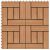 Pločice za trijem 22 kom 30 x 30 cm 2 m² WPC boja tikovine