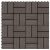 Pločice za trijem 22 kom 30 x 30 cm 2 m² WPC tamnosmeđe