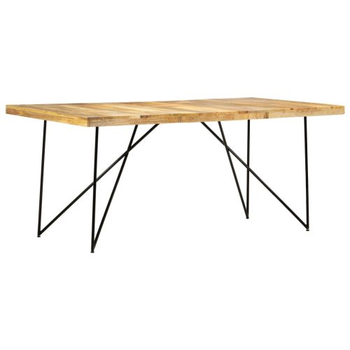 Blagovaonski stol od masivnog drva manga 180 x 90 x 76 cm