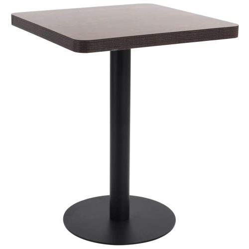 Bistro stol tamnosmeđi 60 x 60 cm MDF