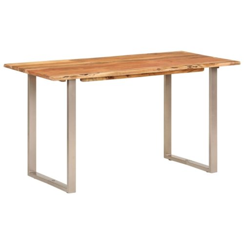 Blagovaonski stol od masivnog bagremovog drva 140 x 70 x 76 cm