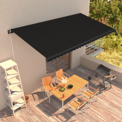 Tenda na ručno uvlačenje 600 x 300 cm antracit