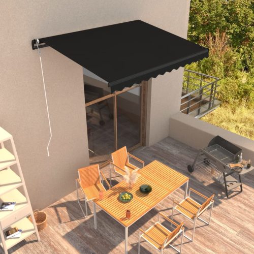 Tenda na automatsko uvlačenje 350 x 250 cm antracit