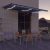 Tenda na ručno uvlačenje s LED svjetlom 600x300 cm plavo-bijela