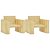 Vrtne stolice 2 kom 89 x 76 x 76 cm od impregnirane borovine