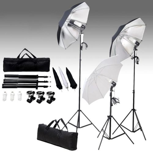 Komplet za fotografski studio sa setom svjetiljki i pozadinom