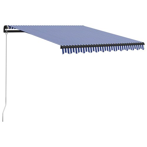 Tenda na ručno uvlačenje 300 x 250 cm plavo-bijela