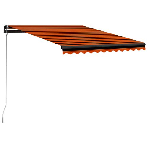 Tenda na ručno uvlačenje 350 x 250 cm narančasto-smeđa