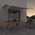 Tenda na ručno uvlačenje s LED svjetlima 500x300 cm krem