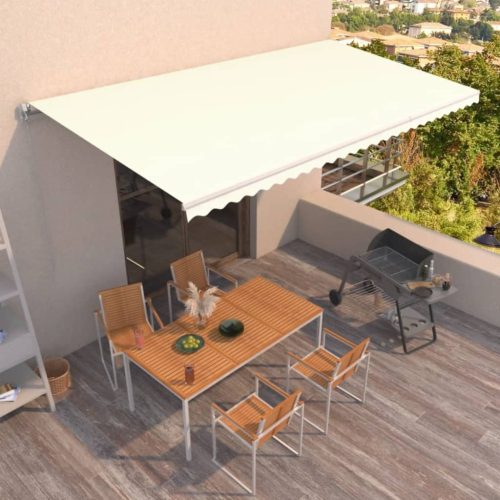 Tenda na ručno uvlačenje 600 x 350 cm krem