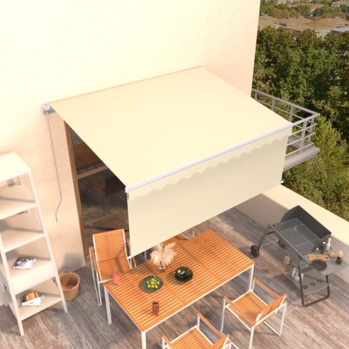 Tenda na ručno uvlačenje s roletom 3 x 2,5 m krem