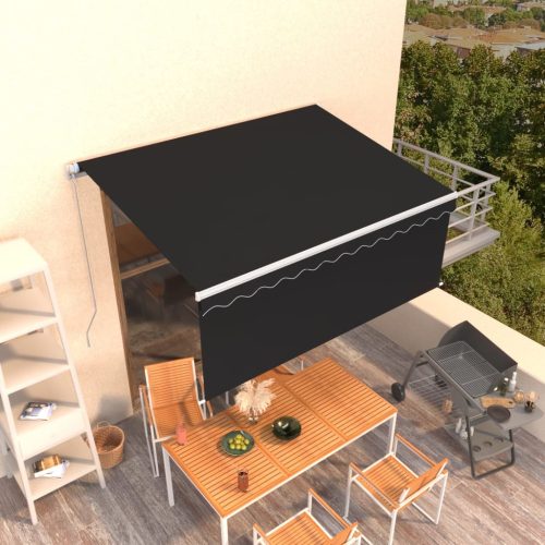 Tenda na ručno uvlačenje s roletom 3 x 2,5 m antracit