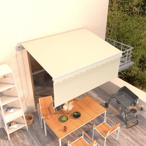 Automatska tenda na uvlačenje s roletom 3,5 x 2,5 m krem