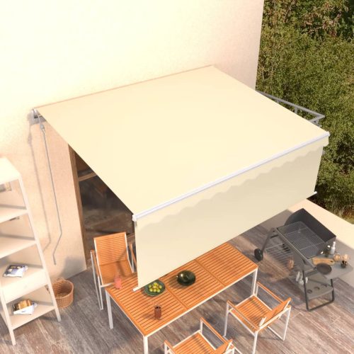 Automatska tenda na uvlačenje s roletom 4 x 3 m krem